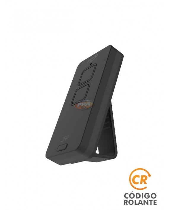 Control Remoto PPA Transmisor ZAP 2 botones (negro/ negro) 433Mhz