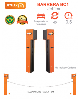 Barrera Automática K1 Sin Asta Talanquera Jetflex