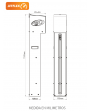 Barrera Automática K1 Sin Asta Talanquera Jetflex