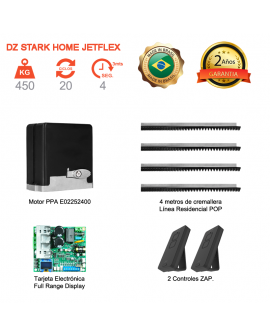 Motor para puerta corrediza de 450 KG Jetflex